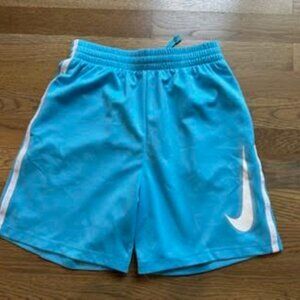 Nike Dri Fit Boys Blue Shorts Size L